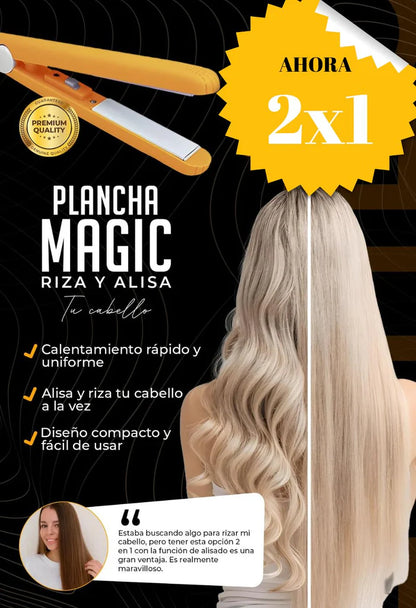MINI PLANCHA VIAJERA MAGICA PARA CABELLO™ 2 x 1