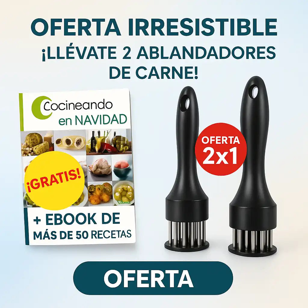 Compra 1, Llévate 2 + eBook GRATIS 🎁 — Transforma tus carnes como un chef profesional